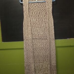 Moral Fiber Maroon and Cream Knit Top